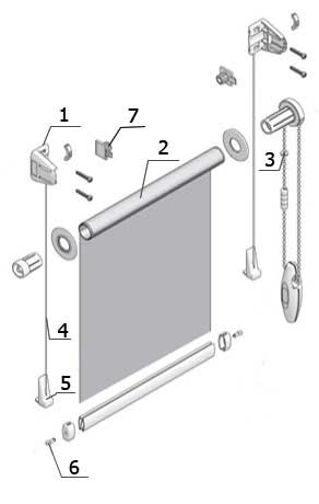 Инструкция по монтажу рулонных штор mini